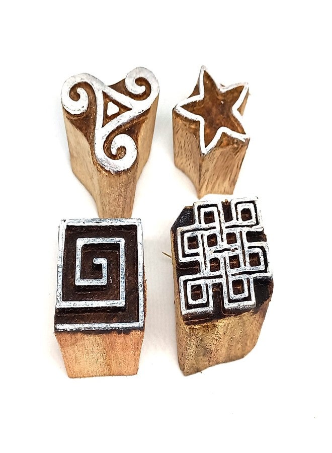 MasterLock B-G Wooden Printing Block Stamps Hand Carved (Size 1 To 1.5 Inch) Printing Blocks - Image 3